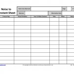 Noise to Constant Sheet Noise to Constant Sheet