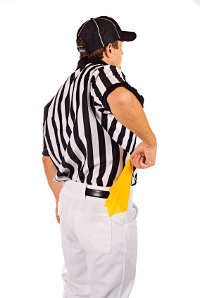 Referee With Flag
